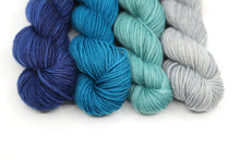 Load image into Gallery viewer, Yarn Packs for 4 Flower Version of the Got Your Back Wrap by Mary W Martin (dyed to order)