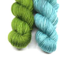 Load image into Gallery viewer, Yarn Packs for 3 Flower Version of the Got Your Back Wrap by Mary W Martin (dyed to order)