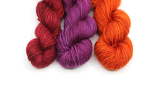 Load image into Gallery viewer, Yarn Packs for 3 Flower Version of the Got Your Back Wrap by Mary W Martin (dyed to order)
