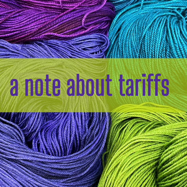 A Note About Tariffs