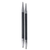 Load image into Gallery viewer, ChiaoGoo Forté Stainless Steel/Carbon Fibre 5" (13 cm) SS Lace Interchangeable Small Needle Tips [S]
