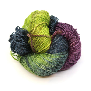 Lime Not So Cordial (Merino Sea Cell Sock)