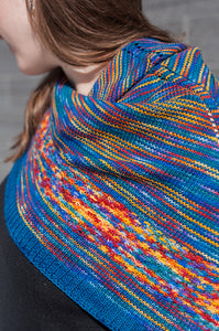 Brightness and Contrast by Anne Blayney Shawl Kit (Dyed to Order)