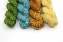 Load image into Gallery viewer, Yarn Packs for 4 Flower Version of the Got Your Back Wrap by Mary W Martin (dyed to order)