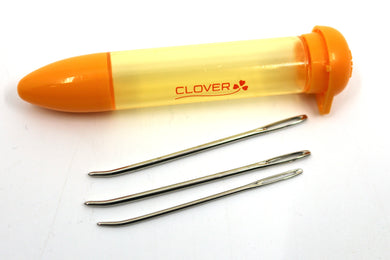 Clover Yellow Bent Tip Darning Needle Set