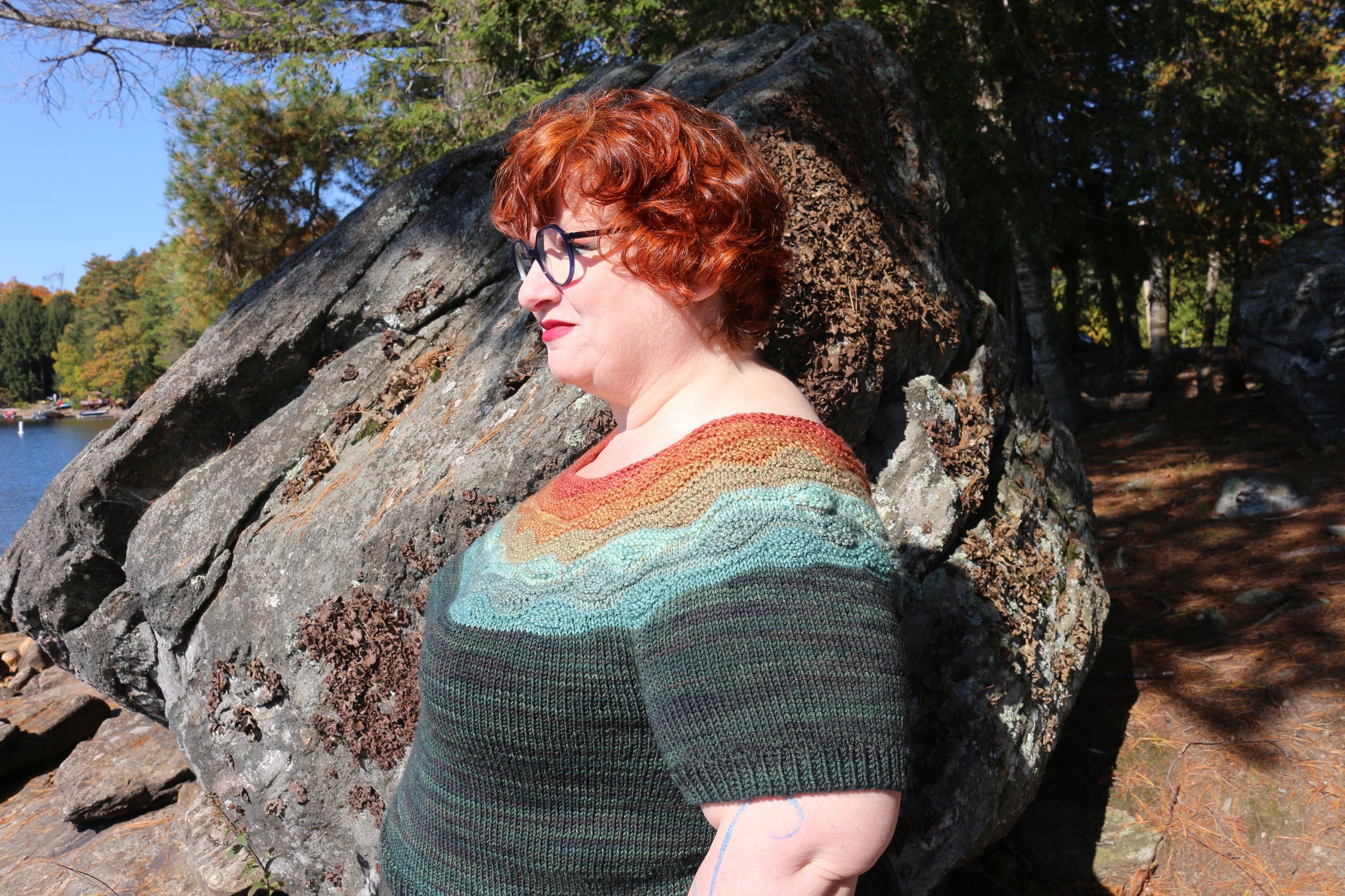 Crochet Pattern: Fair Isle Top Down Circle Yoke Womens Size