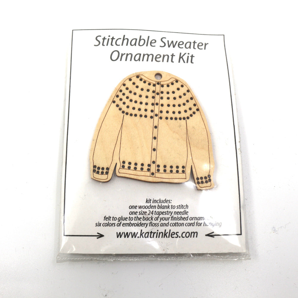 Katrinkles Stitchable Sweater Ornament Kit
