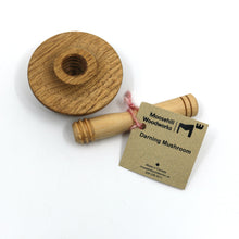 Load image into Gallery viewer, Hand-Turned Wooden Darning Mushroom from Moosehill Woodworks