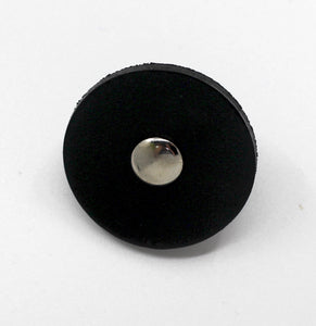 Jul Designs-1.5" Screw-in Leather Pedestal Button Styling Tack