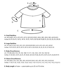 Moonbean Circular Yoke Sweater Pattern (PDF Download)