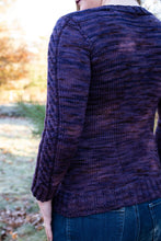 Load image into Gallery viewer, MerGoat Worsted pre-orders (Riverbank Grape by Meg Anderson Kilfoil)